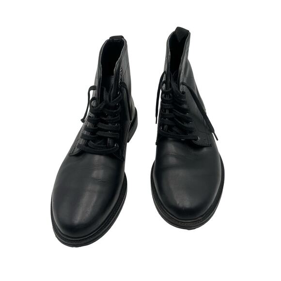 WALK LONDON - Men\'s Black Leather Lace Up Boots size 10 UK = US11 main image 8
